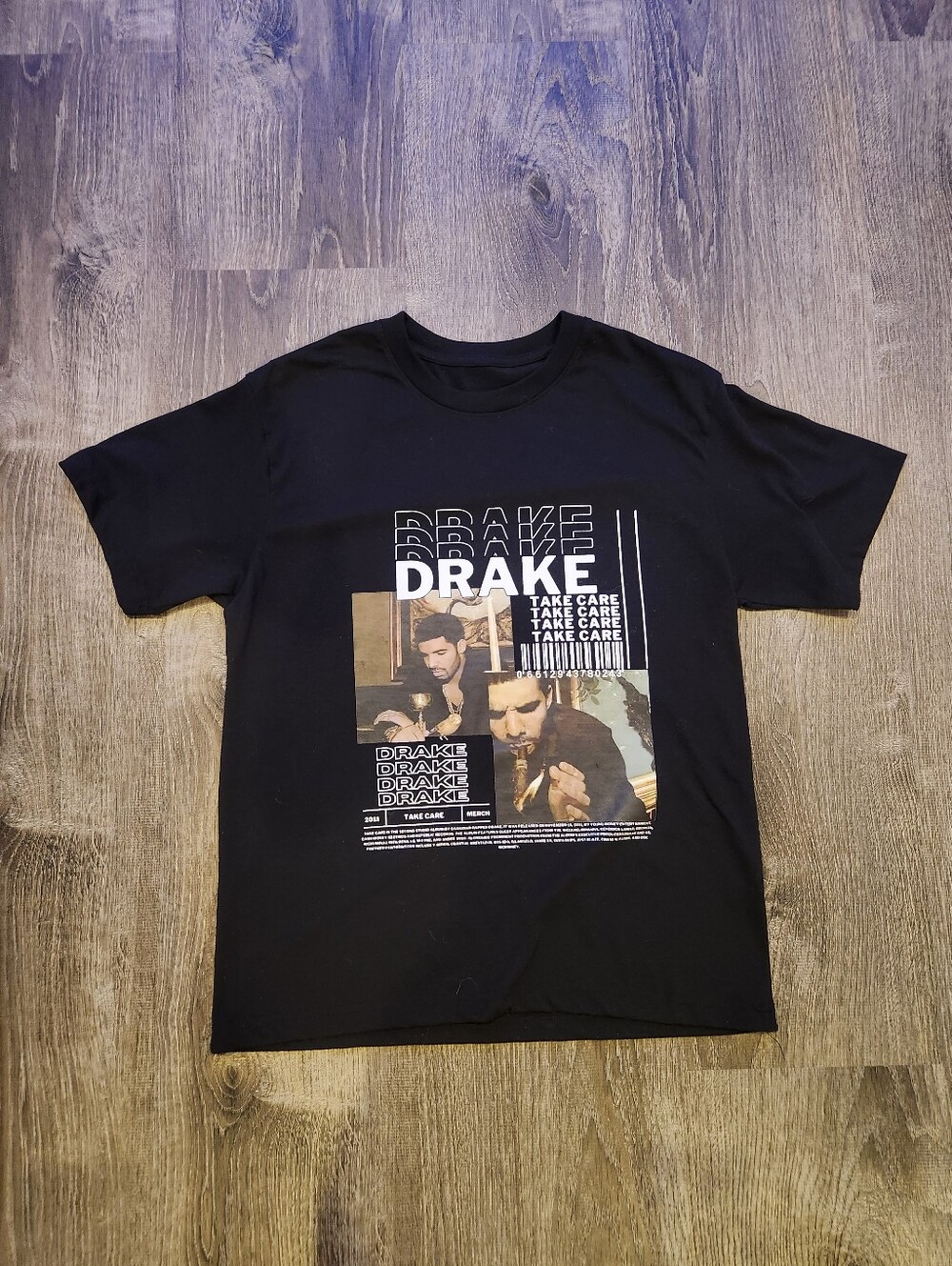 Drake Take Care Graphic Short Sleeve Tee - Men's Medium